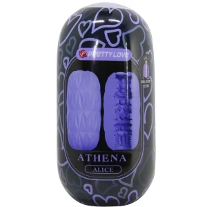 PRETTY LOVE - ATHENA ALICE MÄSKI MASTURBATOR FIOLETOWY